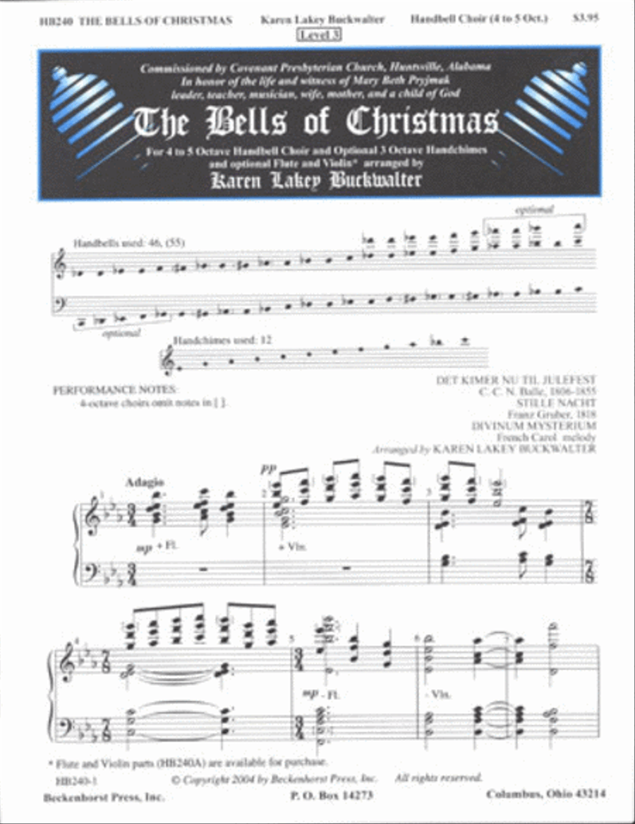 The Bells of Christmas 5-Octaves scores gallery preview page 1