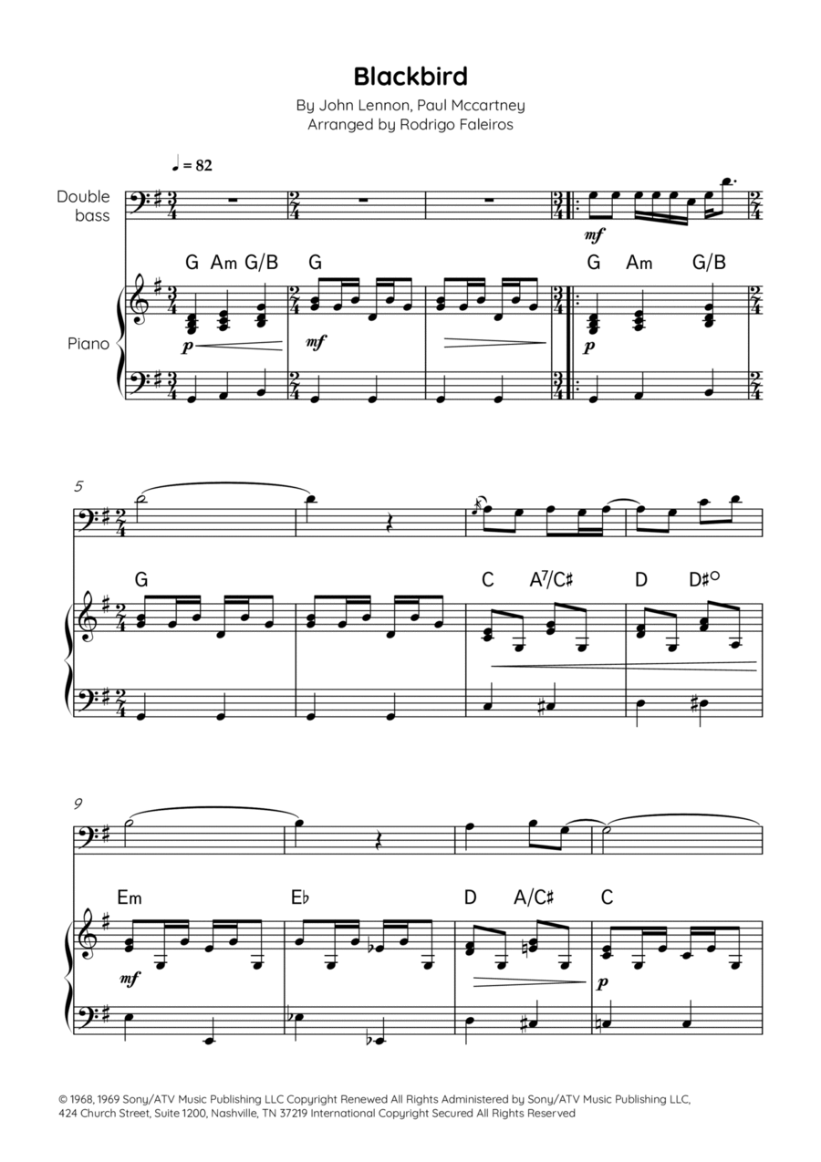Blackbird Chamber Music scores gallery preview page 1