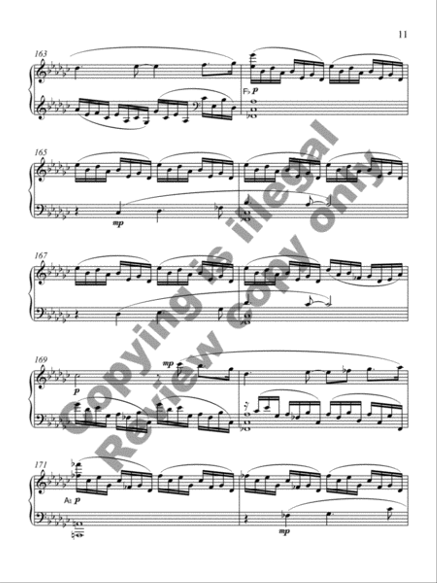 Marian Variations Harp scores gallery preview page 18