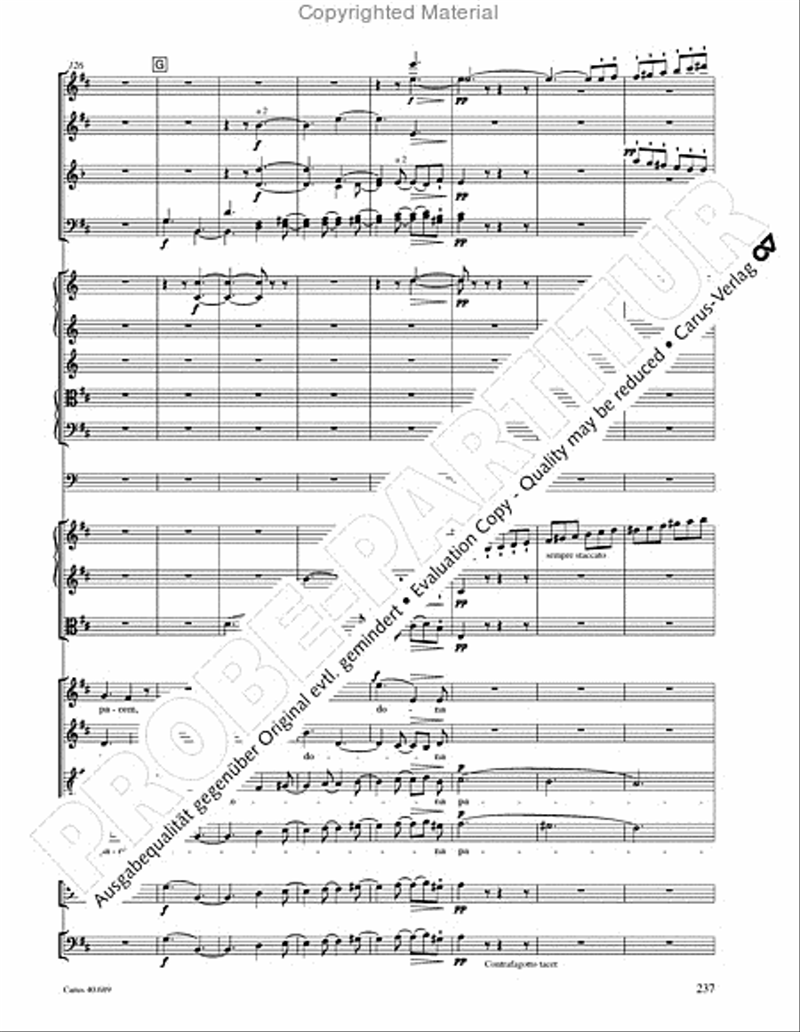 Missa solemnis Missa solemnis 4-Part scores gallery preview page 253