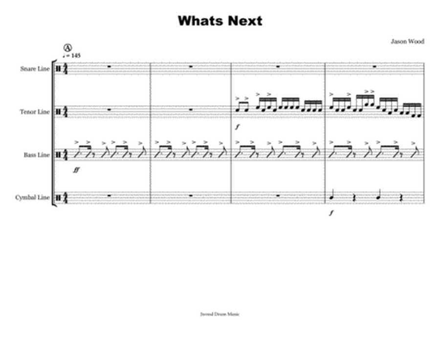 Whats Next (Drumline Cadence) image number null