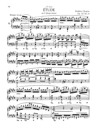 Etude in C-sharp minor, Op. 10, No. 4
