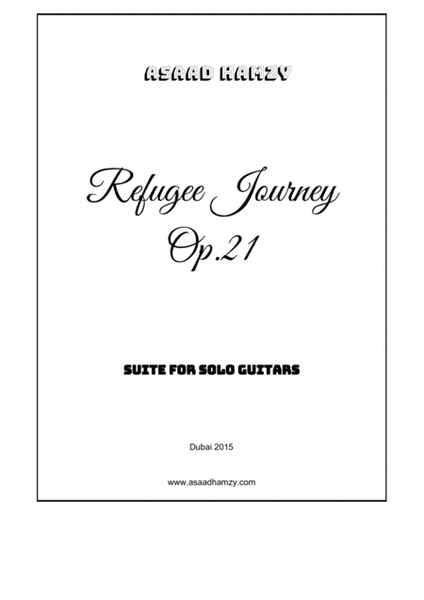 Refugee Journey for solo Guitar Op.21