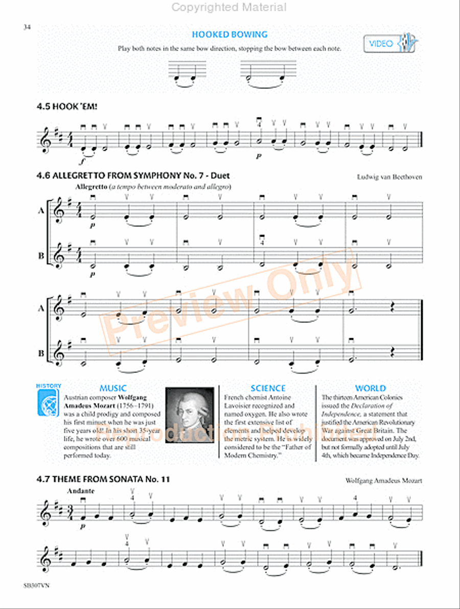 Measures of Success for String Orchestra-Violin Book 1 Chamber Orchestra scores gallery preview page 37