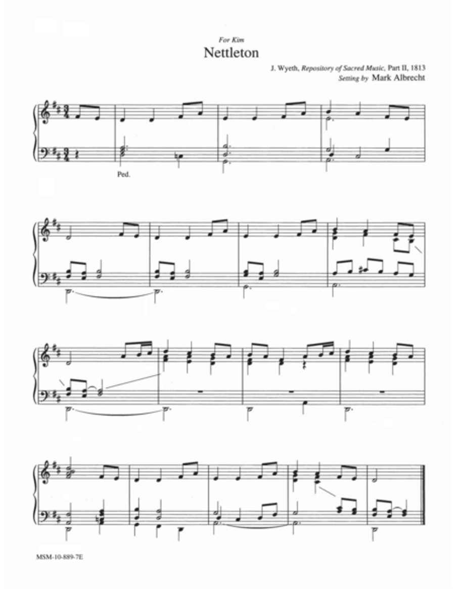 Nettleton Organ scores gallery preview page 1