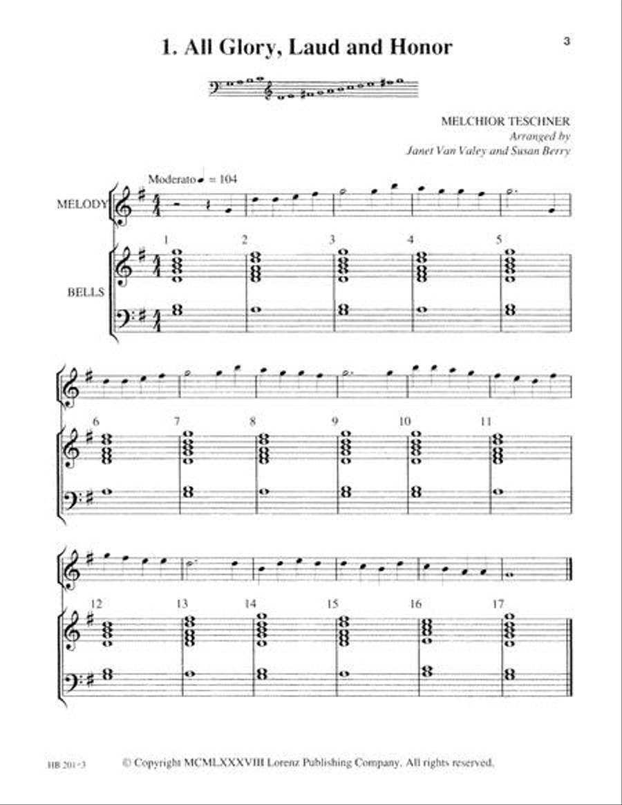 Learning to Ring Standard Hymns 2-Octaves scores gallery preview page 3