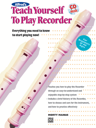 Teach Yourself To Play Recorder - Book/CD