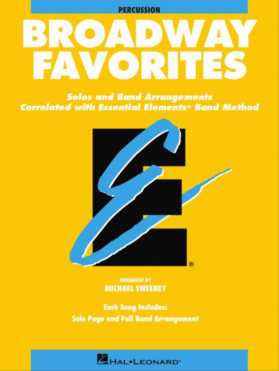 Essential Elements Broadway Favorites Concert Band Methods scores gallery preview page 2