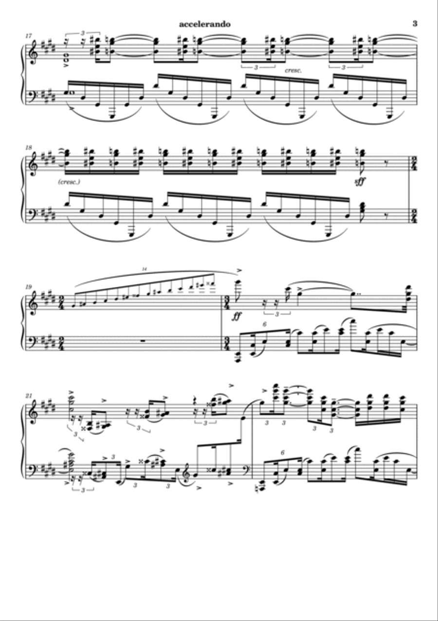 Rachmaninoff - Etudes-tableaux, Op.33 No.8 Grave - Original For Piano Solo Piano Method scores gallery preview page 3