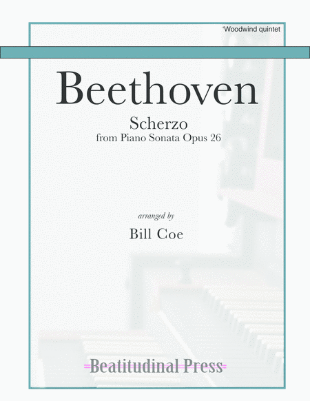 Beethoven Scherzo Woodwind Quintet score and parts image number null