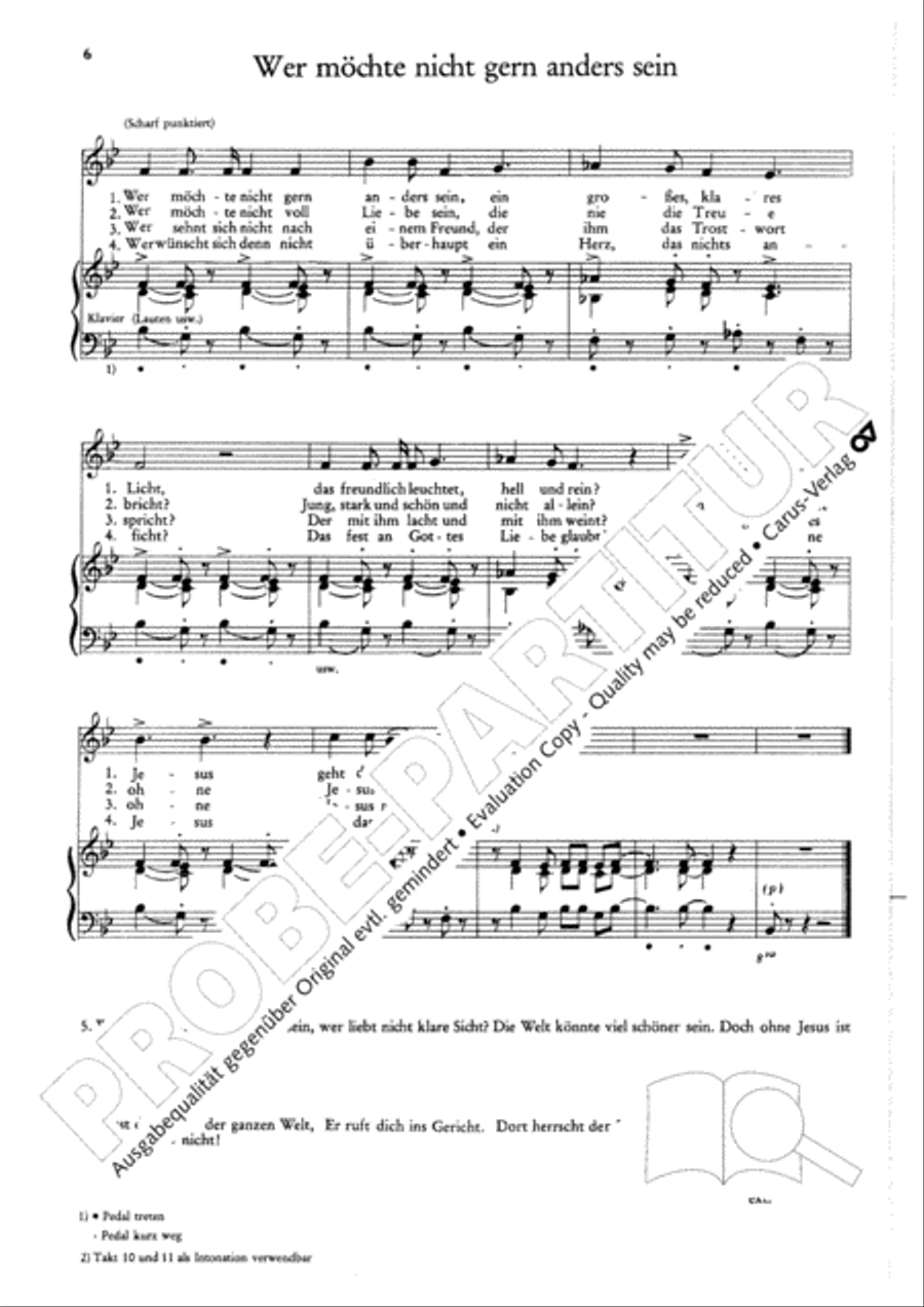 Michel: Neue Lieder fur Jugend und Gemeinde Choir scores gallery preview page 7