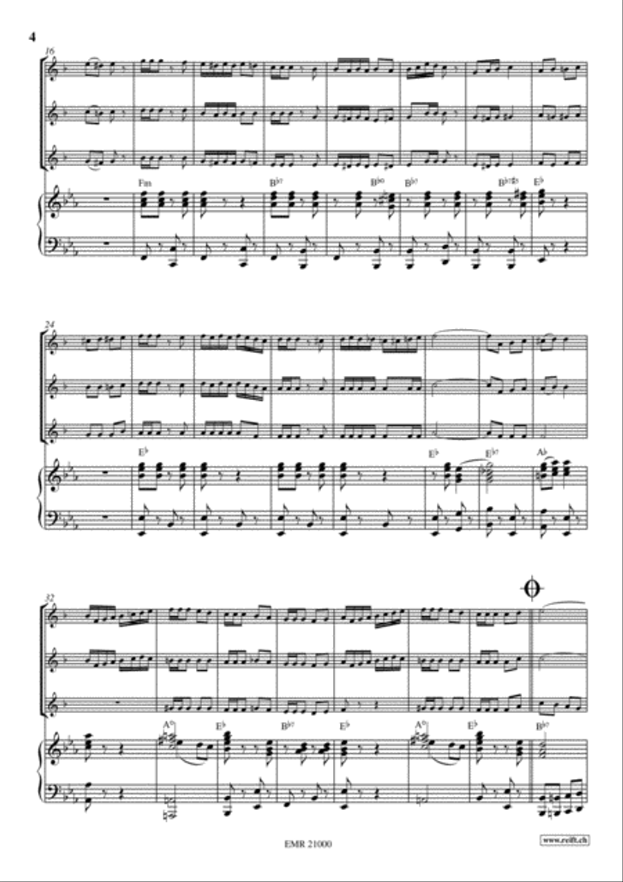 Trumpet Holiday Trumpet Trio scores gallery preview page 4