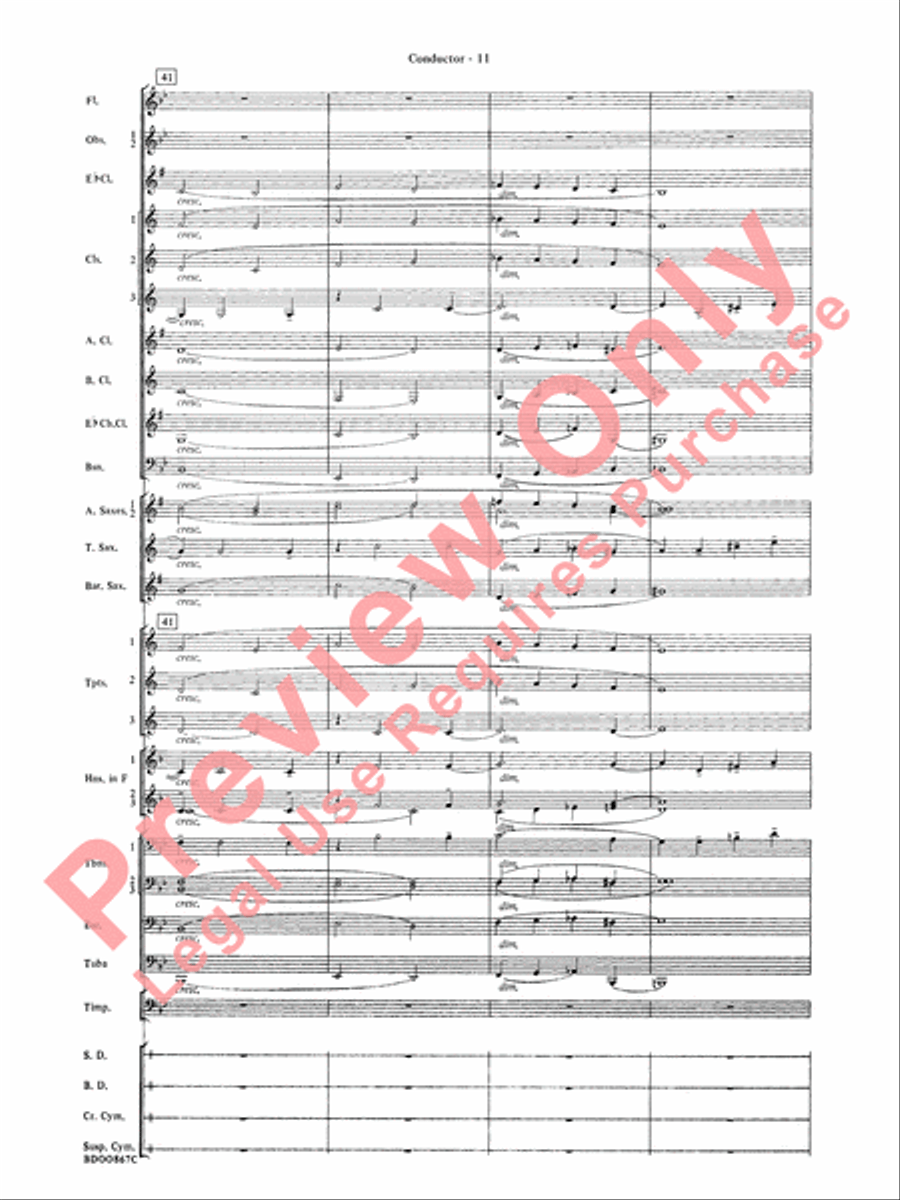 Aria Cantabile Concert Band scores gallery preview page 13