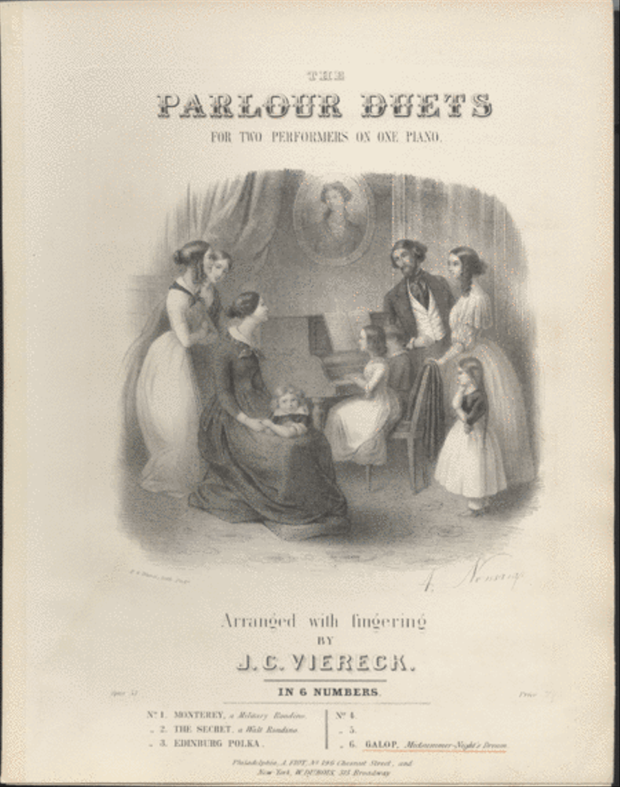 Galop Piano Duet scores gallery preview page 1