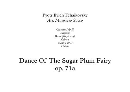 Pyotr Ilyich Tchaikovsky Dance of the sugar plum fairy image number null