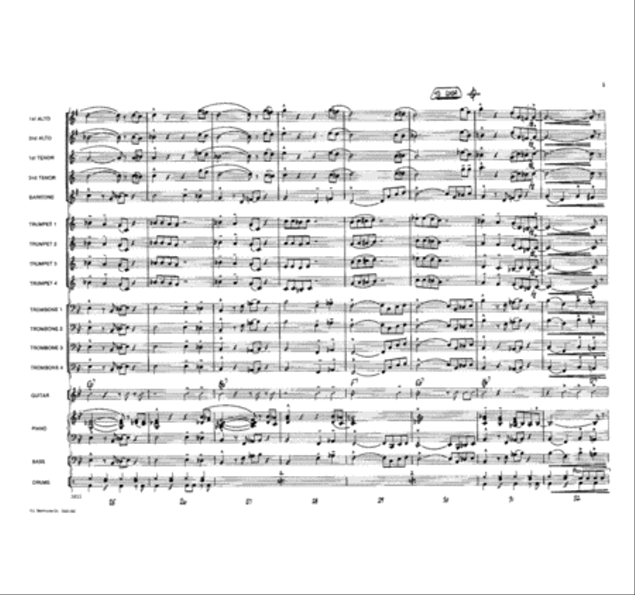 Low Rider Jazz Ensemble scores gallery preview page 5