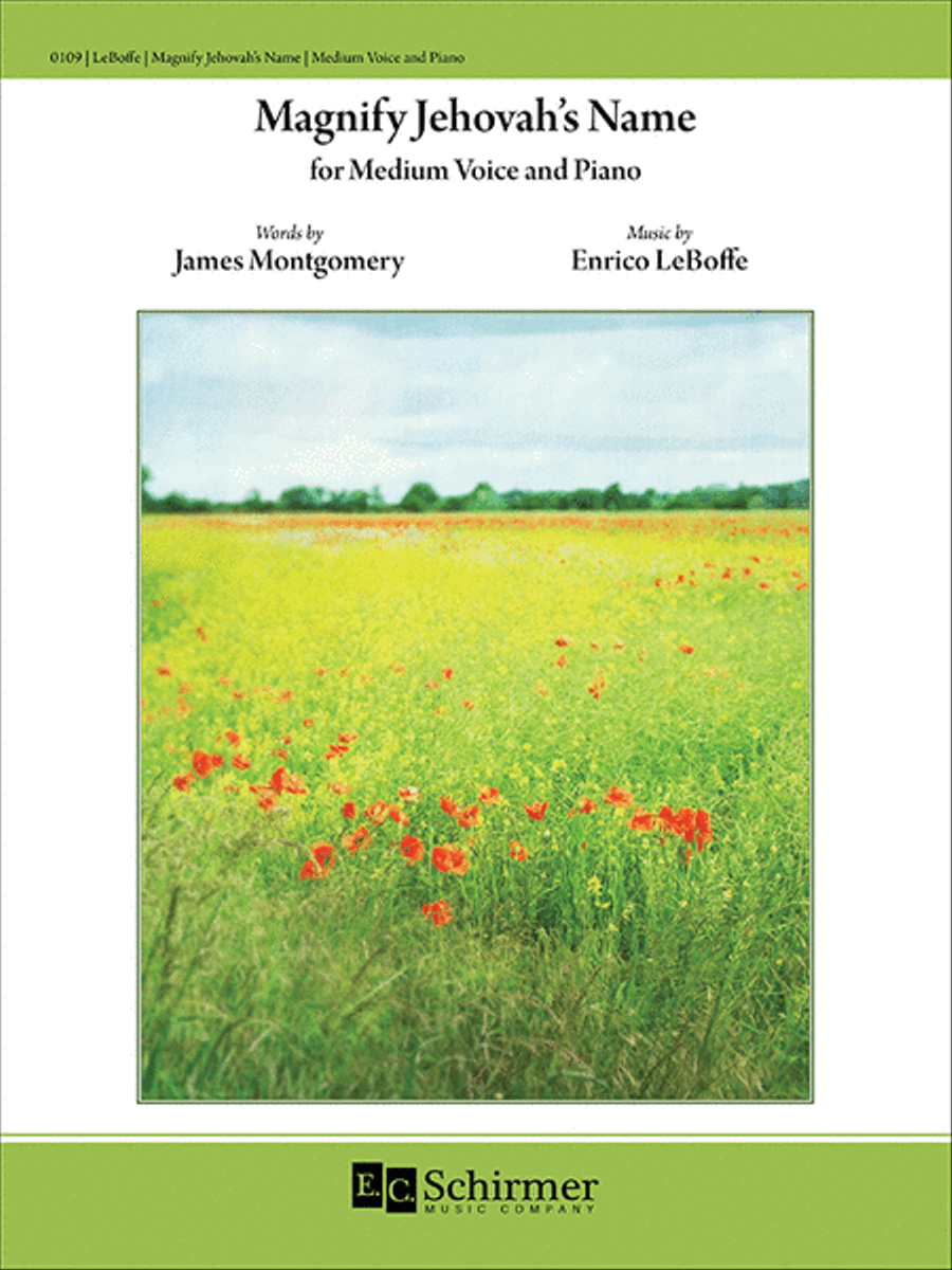 Magnify Jehovah's Name Magnify Jehovah's Name Medium Voice scores gallery preview page 1