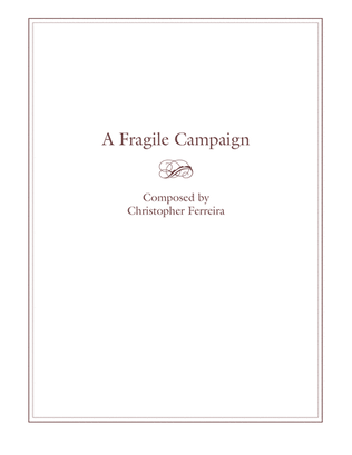 Book cover for A Fragile Campaign