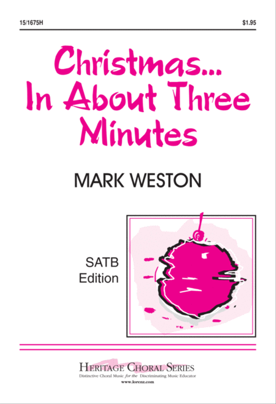 Christmas...In About Three Minutes 4-Part scores gallery preview page 2