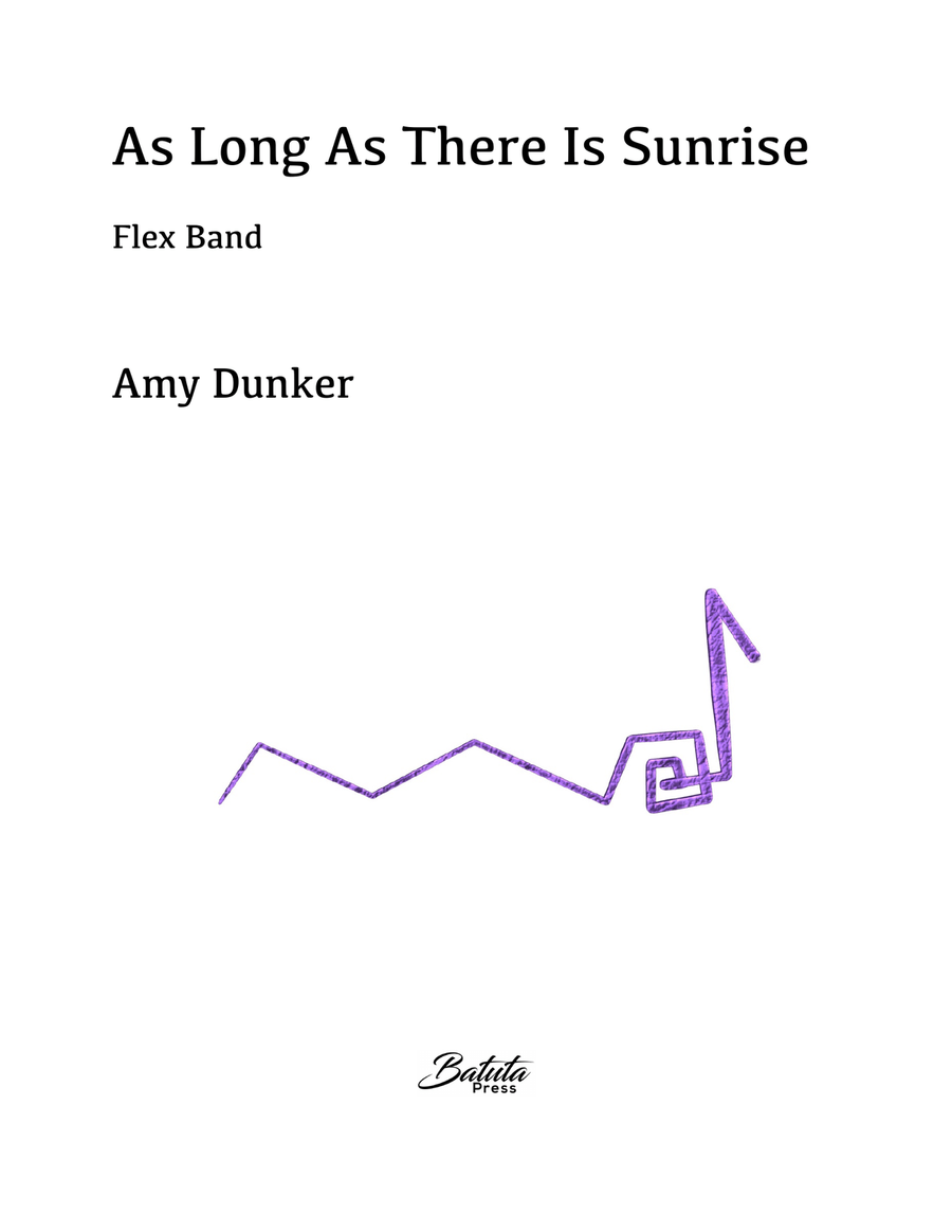 As Long As There Is Sunrise Concert Band scores gallery preview page 1