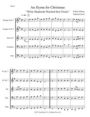 An Hymn for Christmas (for Brass Quintet)