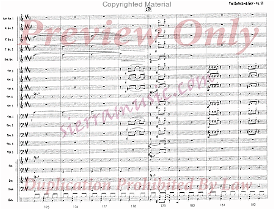 The Gathering Sky Jazz Ensemble scores gallery preview page 24