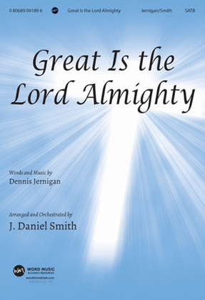 Book cover for Great Is the Lord Almighty - Anthem