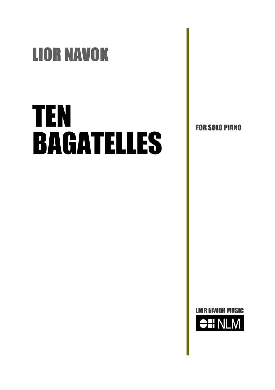 "Ten Bagatelles" - For Piano [Full Cycle] image number null