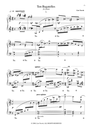 "Ten Bagatelles" - For Piano [Full Cycle]