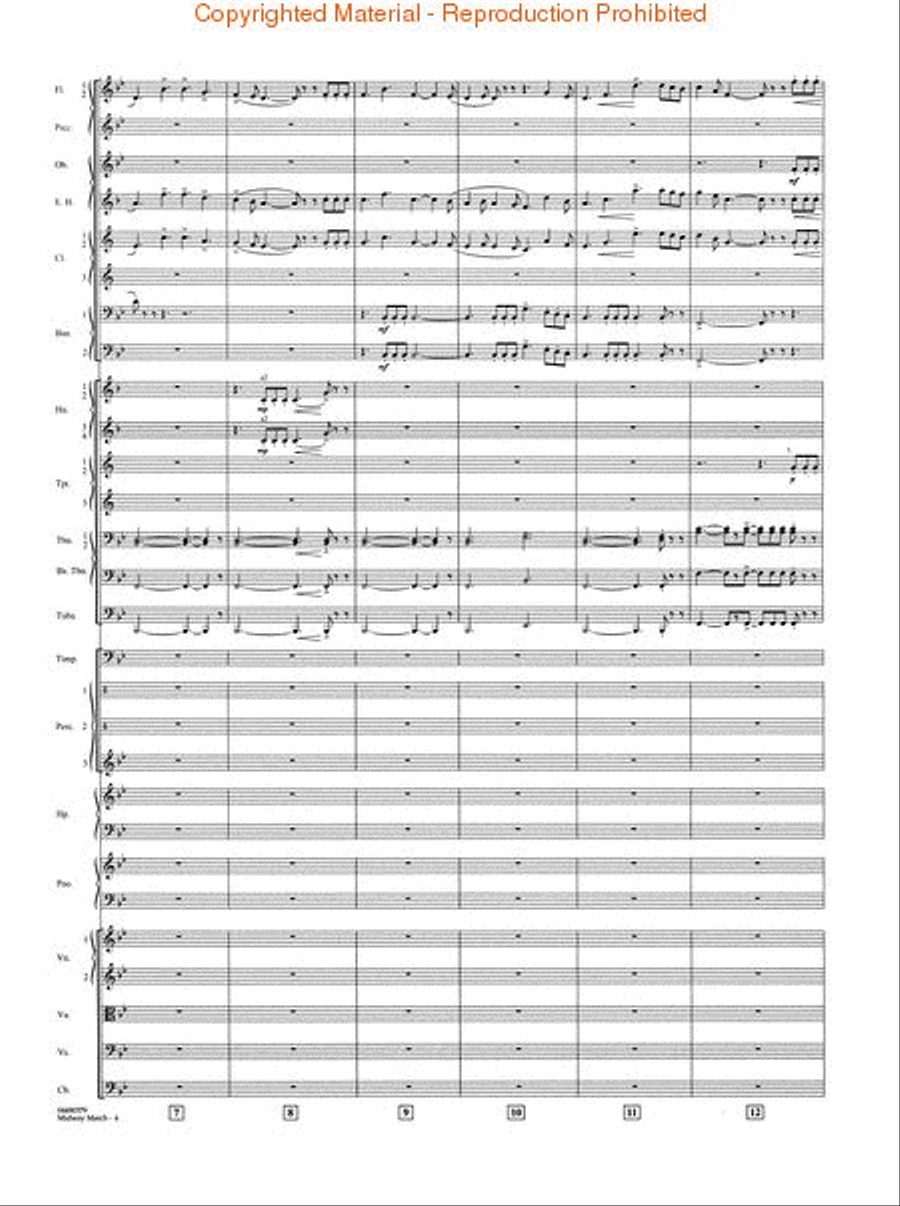 Midway March Full Orchestra scores gallery preview page 3