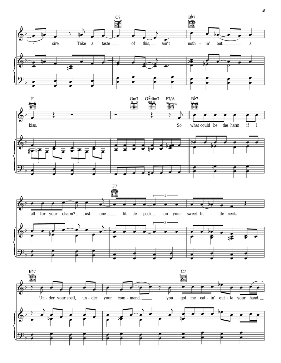 Ain't Nothin' But A Kiss Ain't Nothin' But A Kiss Guitar scores gallery preview page 3