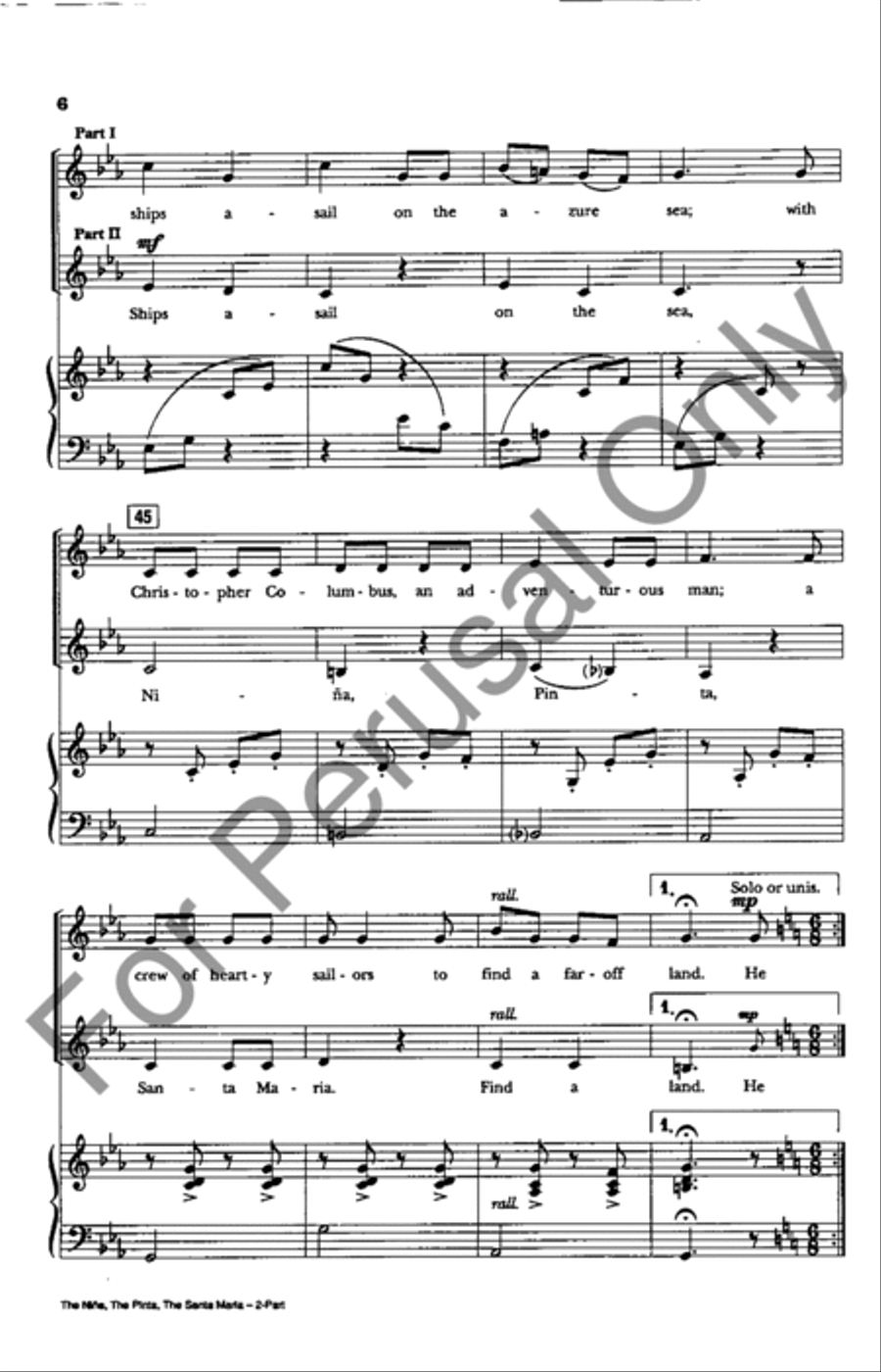 The Nina Pinta Santa Maria SA scores gallery preview page 5