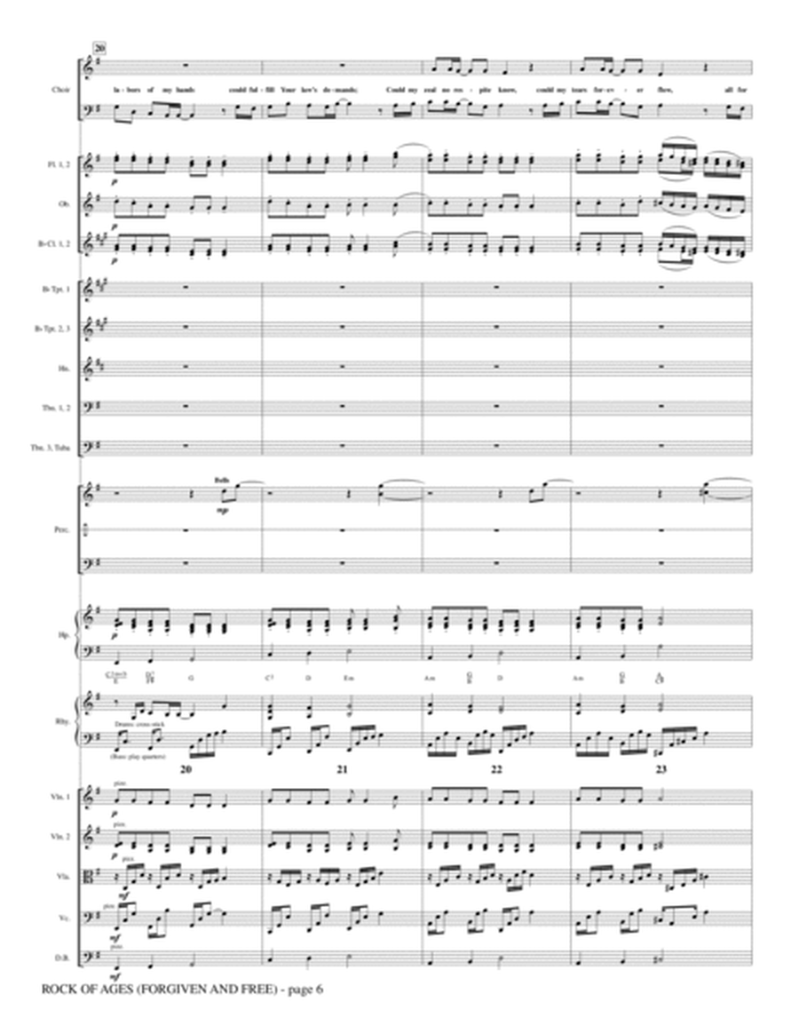Rock of Ages (Forgiven and Free) - Full Score