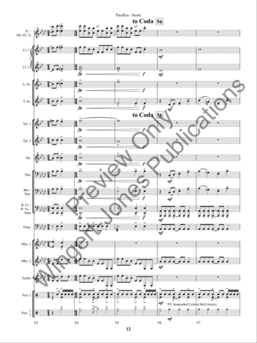 Seige Seige Concert Band scores gallery preview page 15