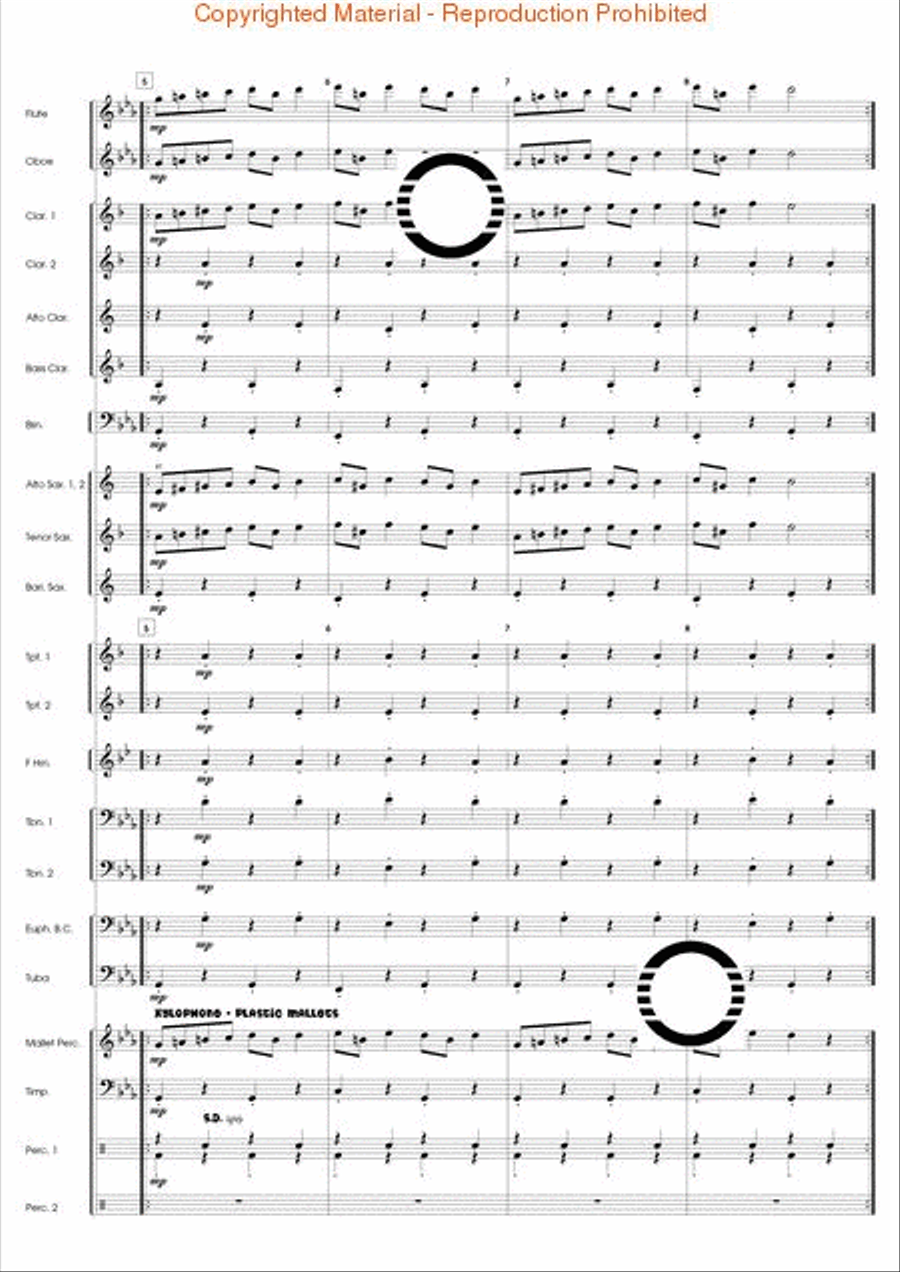Peer Gynt Suite No. 1 Concert Band scores gallery preview page 23
