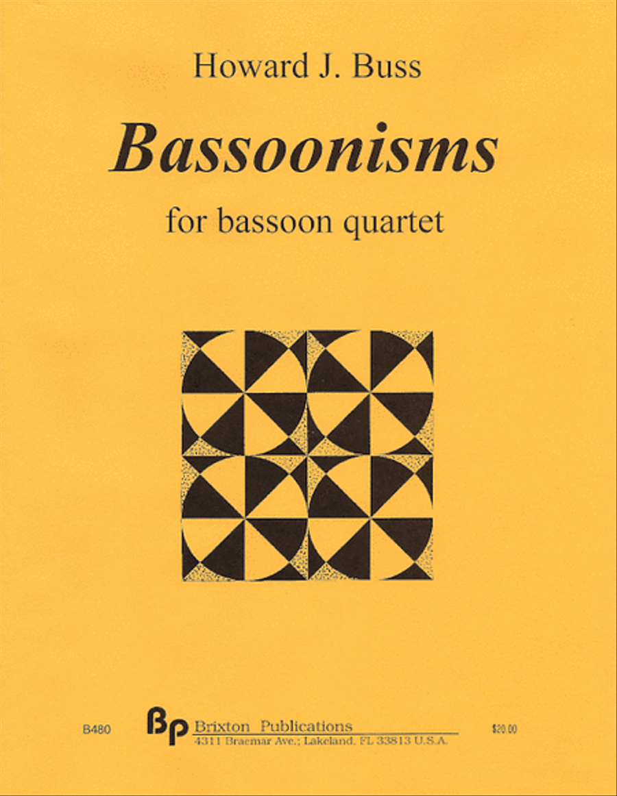 Bassoonisms Bassoon Quartet scores gallery preview page 1