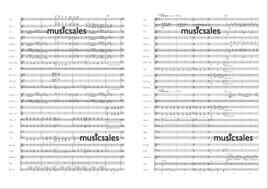 Abba Magic! Concert Band scores gallery preview page 4