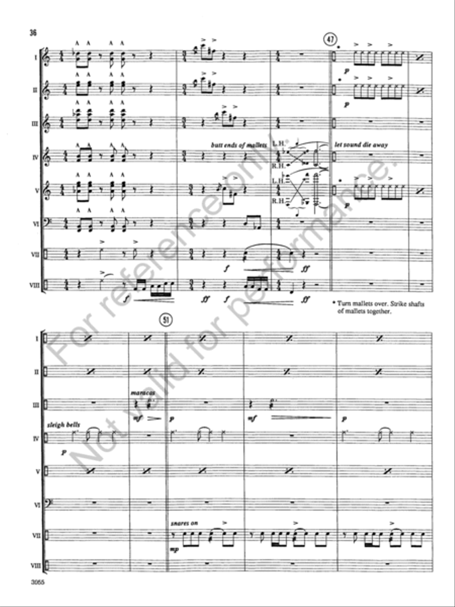 Windstone Suite Percussion Ensemble scores gallery preview page 35