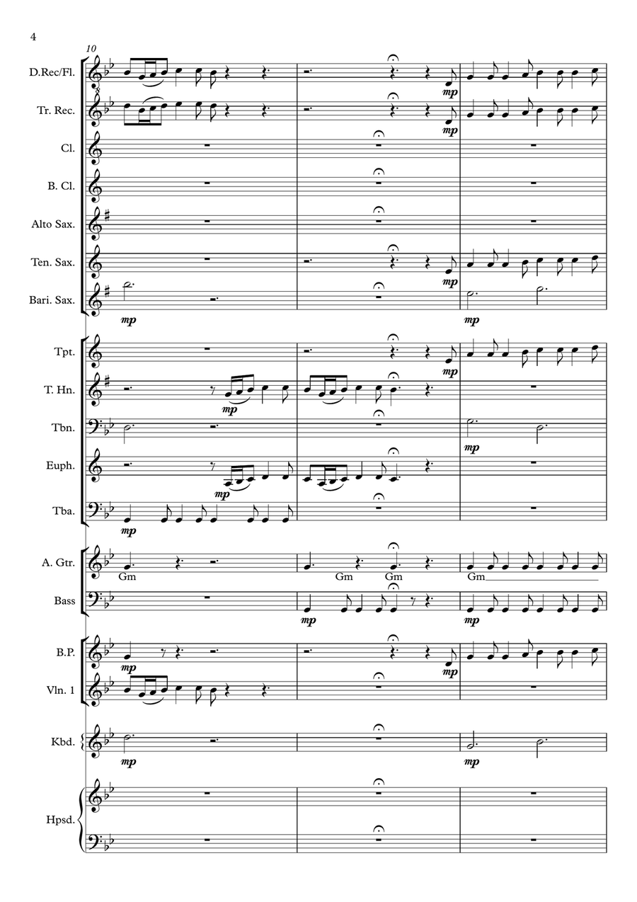 Cum Dederit (Mixed Ensemble) Large Ensemble scores gallery preview page 4