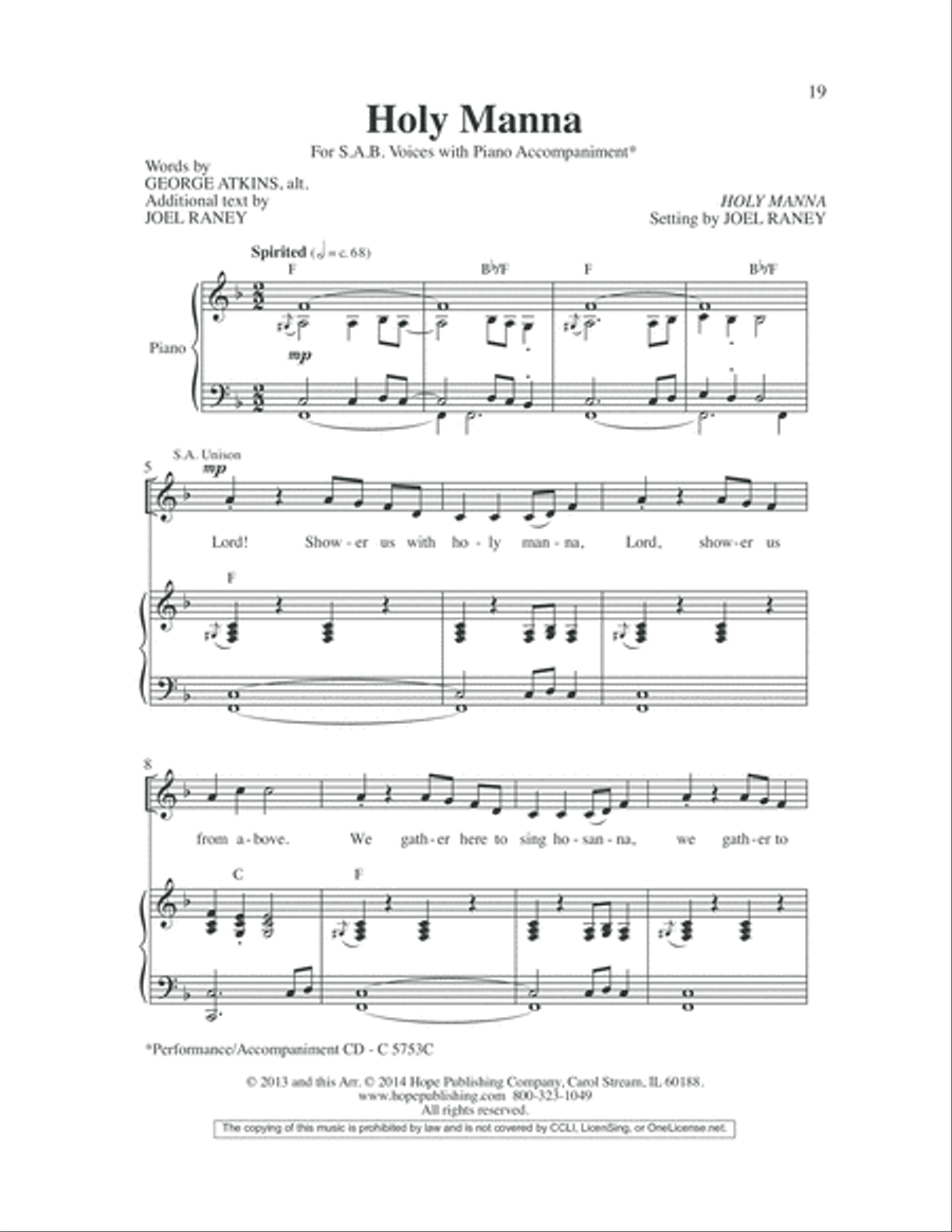 Easy Anthems, Vol. 4 3-Part scores gallery preview page 20