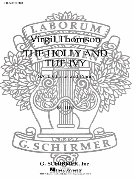 Holly And The Ivy SATB With Piano Accomp.