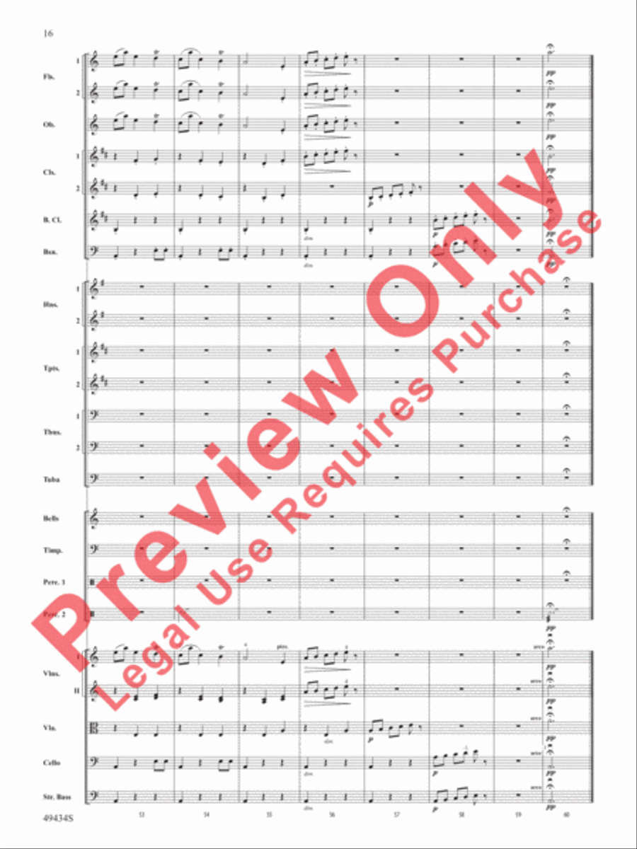 Peer Gynt Suite No.1, Op. 46 Full Orchestra scores gallery preview page 17