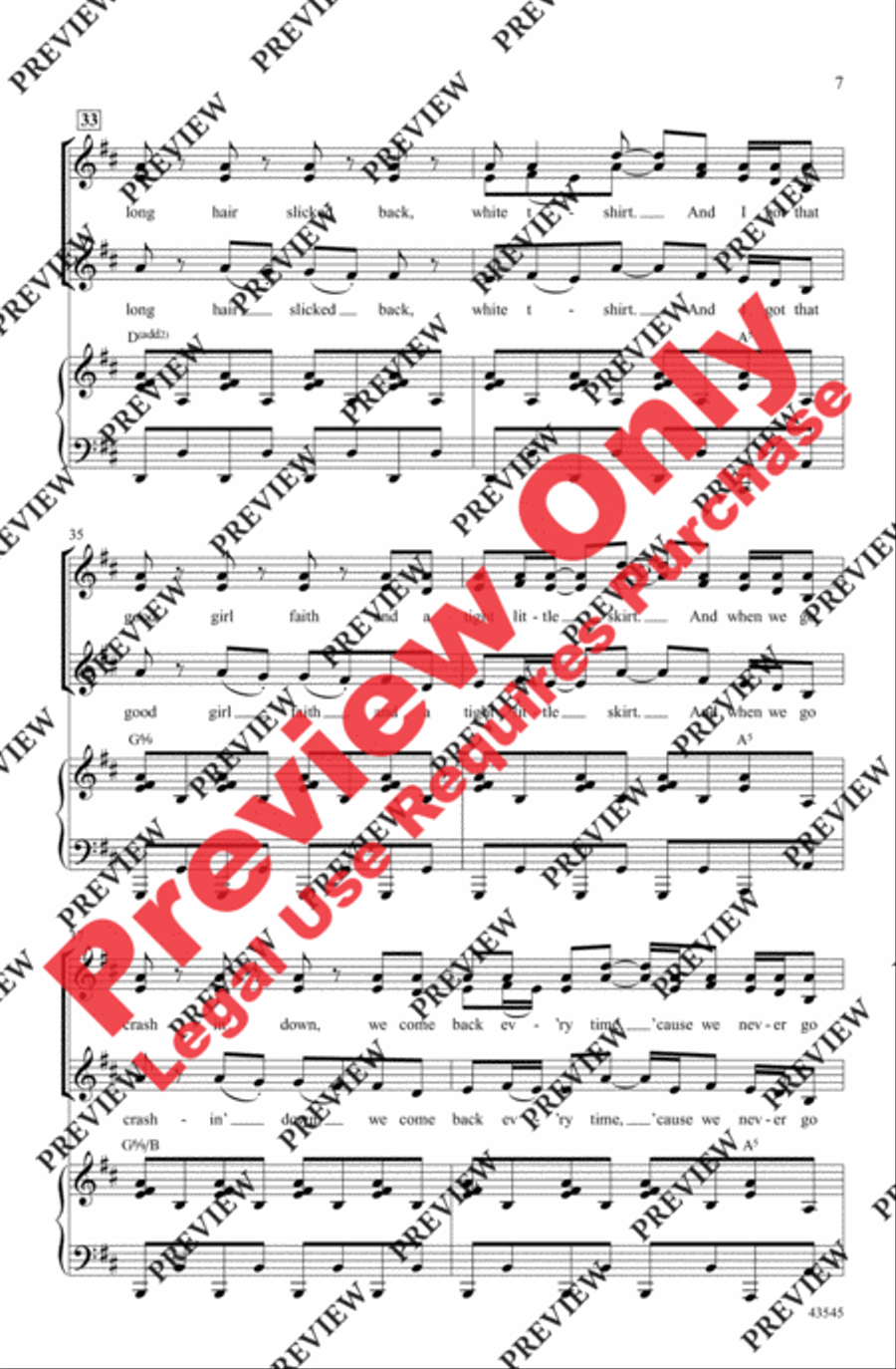 Style Women's Choir scores gallery preview page 7