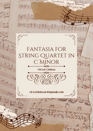 Fantasia for String Quartet in C Minor