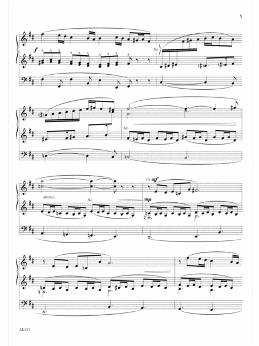 Carillon on a Ukrainian Carol Organ scores gallery preview page 3