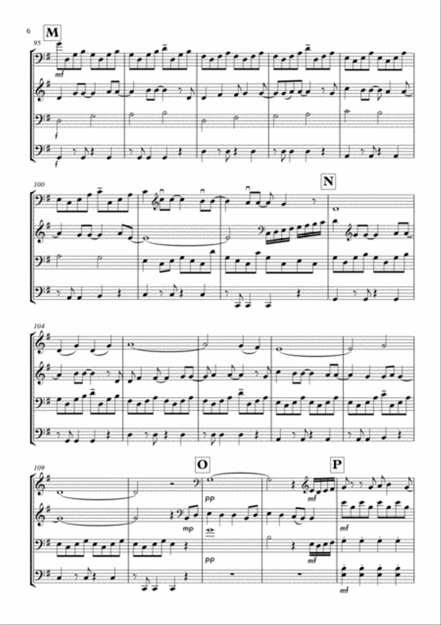 A Million Dreams String Quartet scores gallery preview page 6