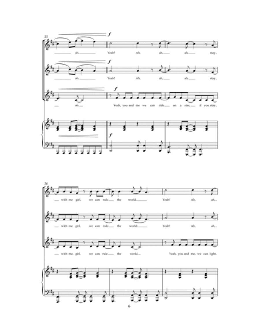 Rule The World Rule The World SSA scores gallery preview page 6
