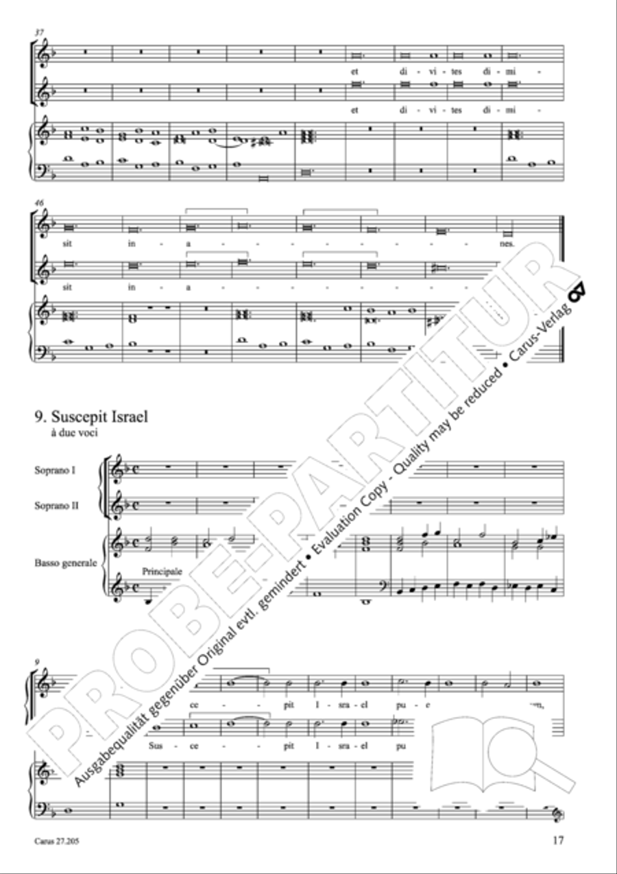 Magnificat a 6 (Magnificat a sei voci) Choir scores gallery preview page 26