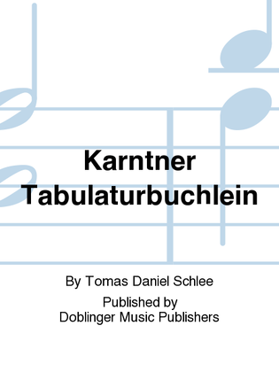 Karntner Tabulaturbuchlein