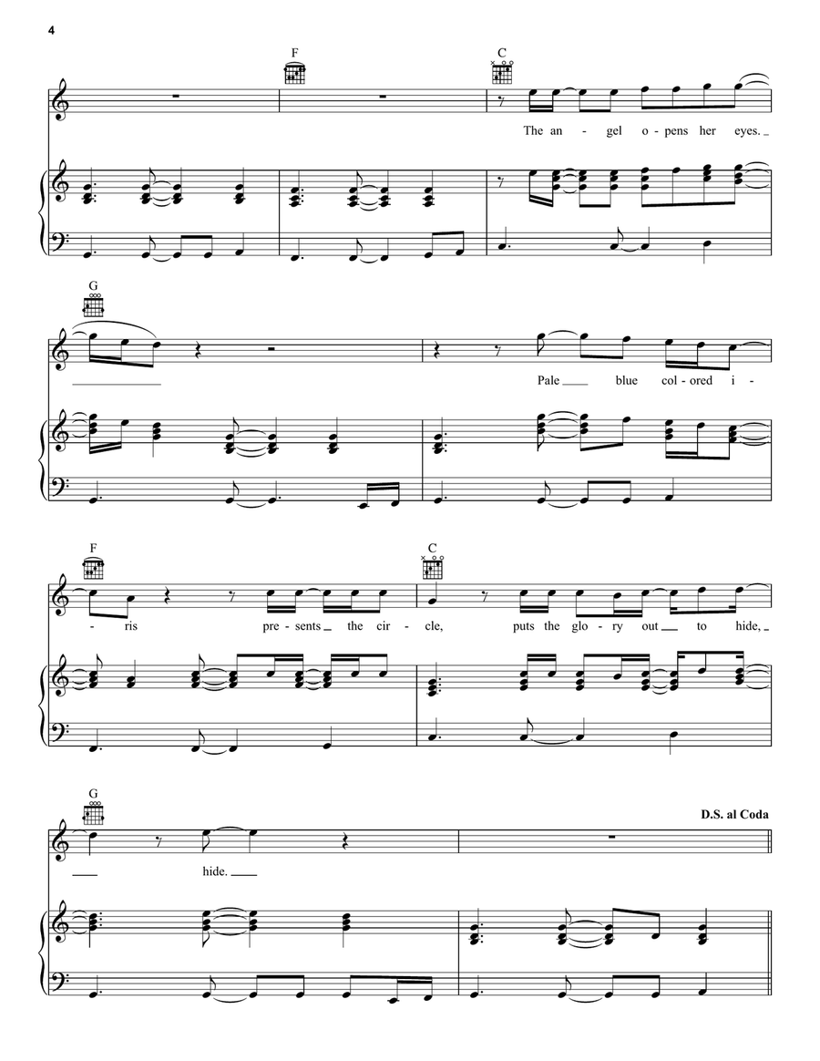 Lightning Crashes Acoustic Guitar scores gallery preview page 4